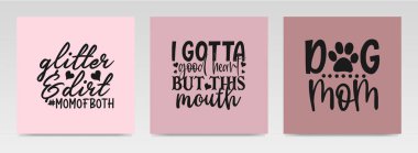 Anneler Günü, harf tipografisinden alıntılar yapıyor. Grafik tasarım ögesi.