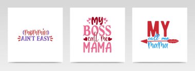 Anneler Günü, harf tipografisinden alıntılar yapıyor. Grafik tasarım ögesi.