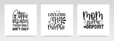 Anneler Günü, harf tipografisinden alıntılar yapıyor. Grafik tasarım ögesi.