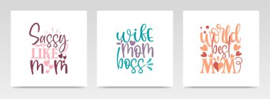 Anneler Günü, harf tipografisinden alıntılar yapıyor. Grafik tasarım ögesi.