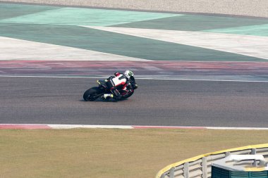 17-03-2018, Buddh Uluslararası Pisti, Büyük Noida, Uttar Pradesh... Grand Prix motosiklet yarışı çemberi, Buda Uluslararası Pisti, Delhi NCR 'nin başkentinde bulunan bir Hint motor yarışı pisti.