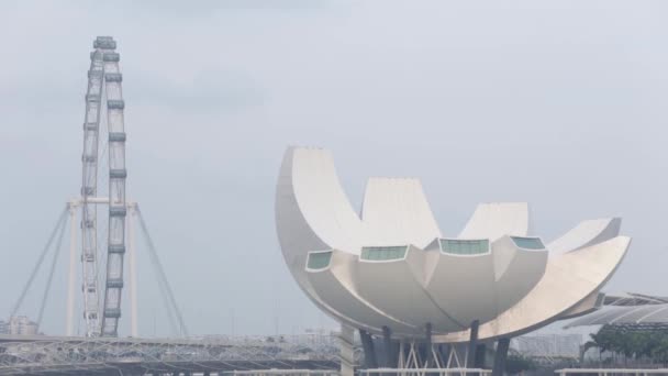 Ciudad de Singapur Marina Bay — Vídeo de stock