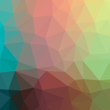 Yumuşak renkli poligonal arka plan