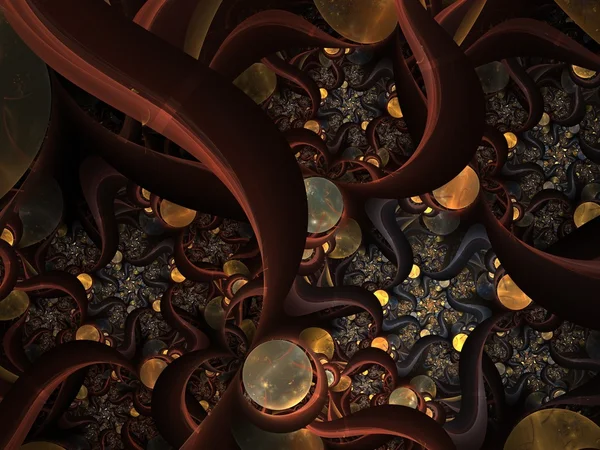 Fraktal desen, generatif fractal sanat grafik tasarım için