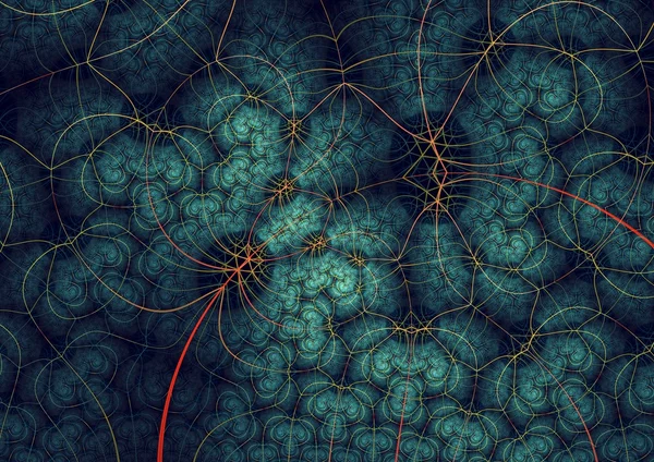 Fraktal desen, generatif fractal sanat grafik tasarım için