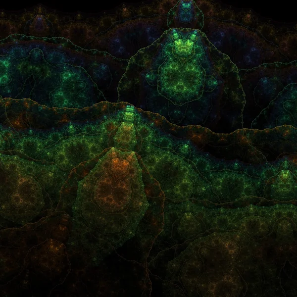 Fraktal desen, generatif fractal sanat grafik tasarım için