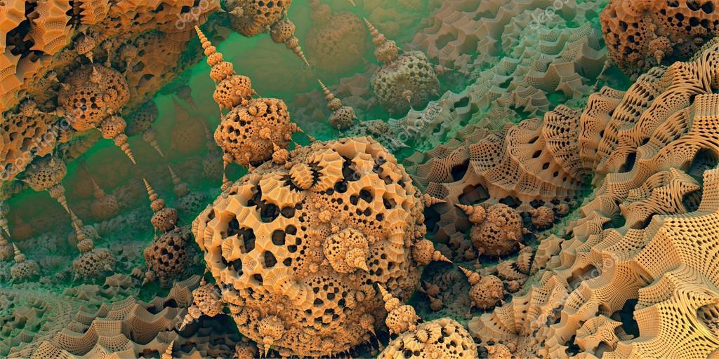 Fractal generated landscape Stock Photo by ©meskalinerush@yahoo.com ...