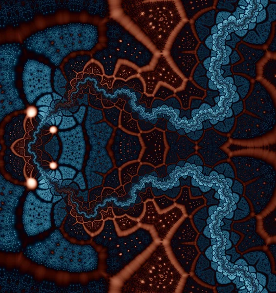 Fraktal desen, generatif fractal sanat grafik tasarım için