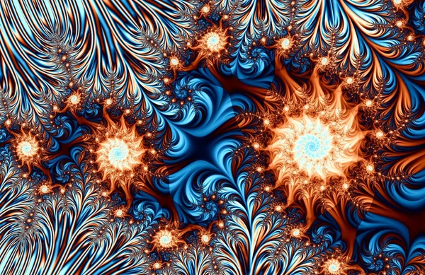Fractal sanat. Grafik tasarım için. Generatif sanat.