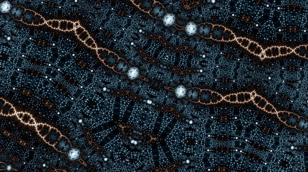 Fraktal arka plan (Hücre yapıları taklit)