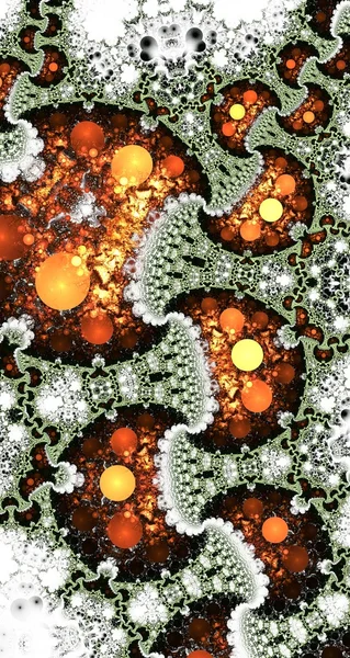 Fractal pattern (cell simulation) — Stock Photo, Image