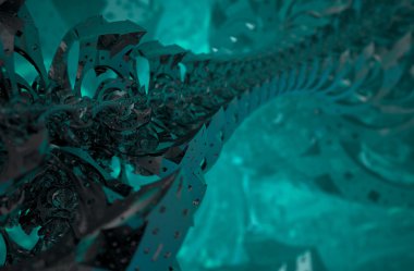 Fraktal mavi ark yapısı