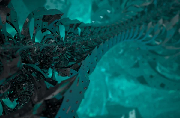 Fraktal mavi ark yapısı