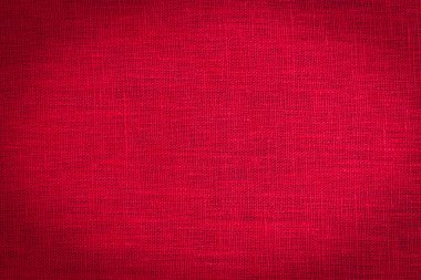 Kırmızı kumaş closeup keten