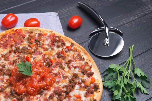 Great pizza bolognese — Φωτογραφία Αρχείου