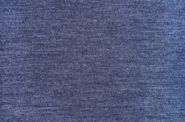 Melange blue woolen knitted fabric