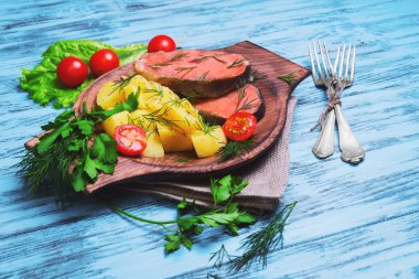 Balık Fırında patates ile