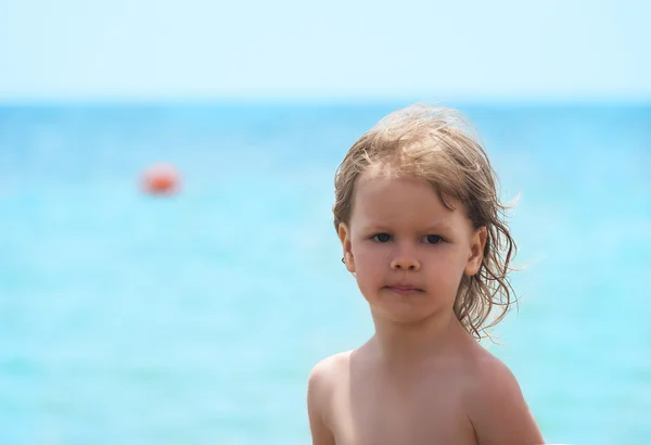 Menina no fundo do mar — Fotografia de Stock