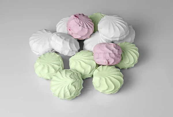 Marshmallow multicolore delicati — Foto Stock