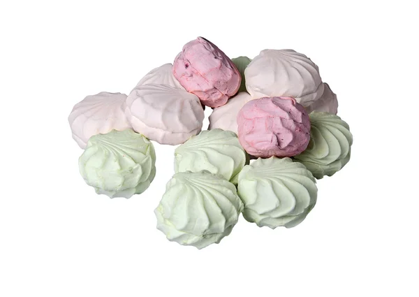 Gentle multicolored marshmallows flows like — Stock Image Gentle multicolored marshmallows flows like Stock Image
