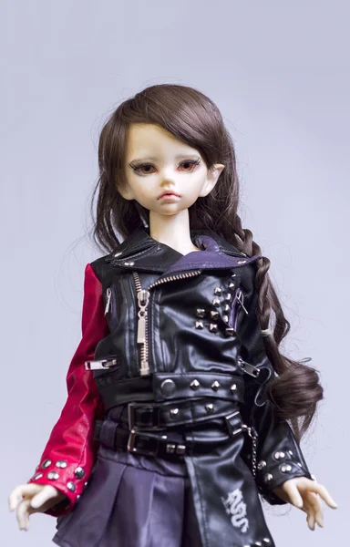 Ball jointed doll girl — Stock fotografie