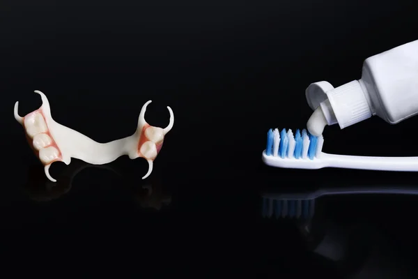 Net のクラスプ義歯床用アクリル — ストック写真