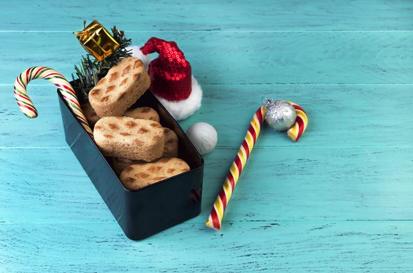Weihnachten Zusammensetzung Lebensmittel Foto — Stockfoto