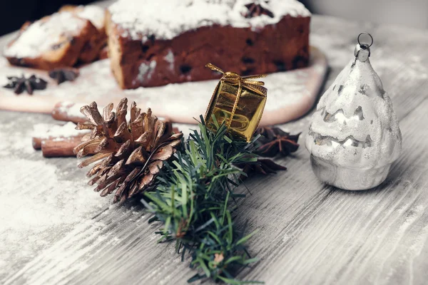 Foto de comida Stollen — Foto de Stock