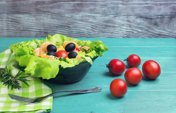 Salad green leaf lettuce — Φωτογραφία Αρχείου