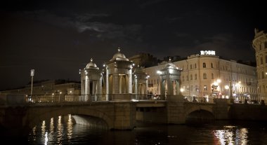 Lomonosov Köprüsü, Saint-Petersburg, Rusya Federasyonu