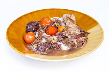 Kuzey Tay curry ile yenmiş erişte