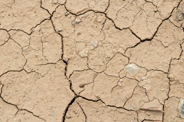 Çerçeveyi arka plan olarak dolduran kurumuş çatlak zemin