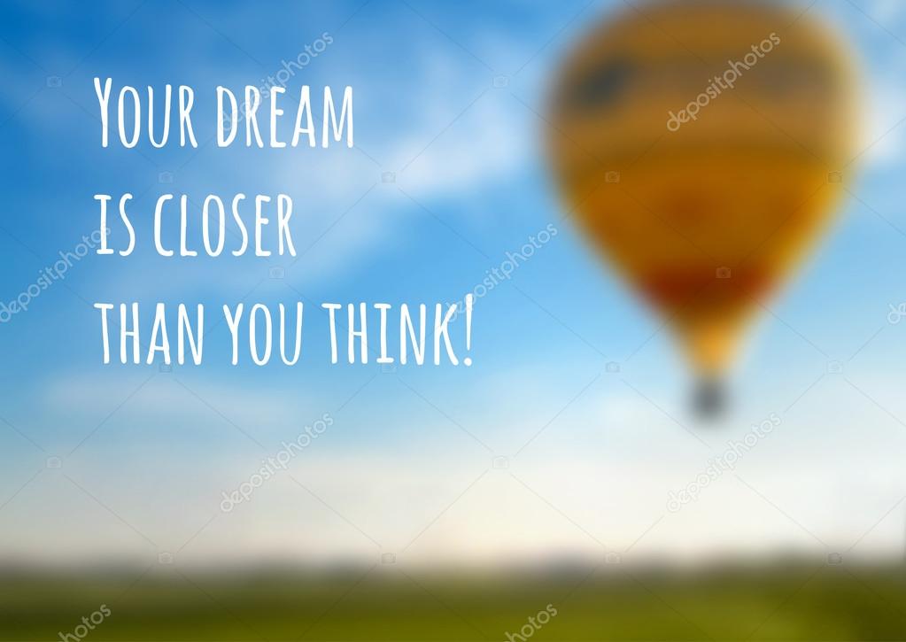 Blurred background with a balloon