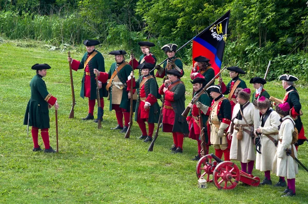 Historische re-enactment — Stockfoto