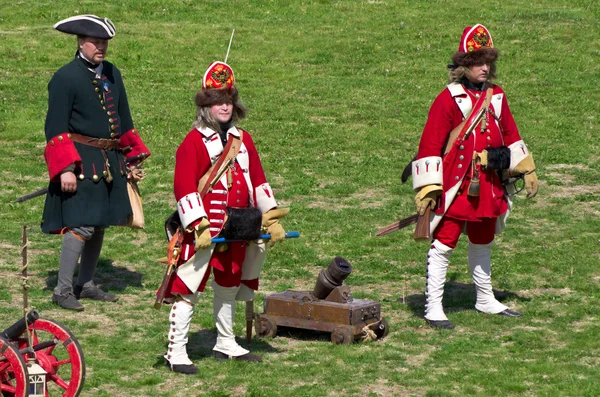 Historische re-enactment — Stockfoto