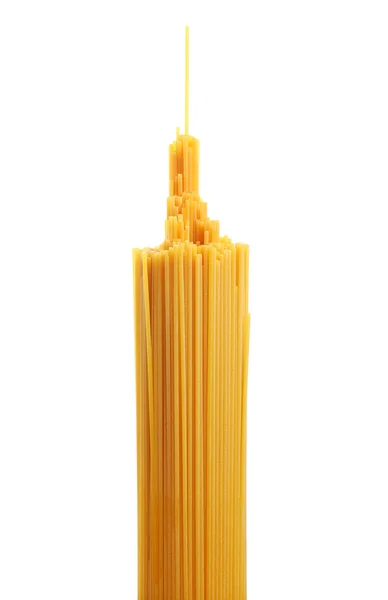 Bunch of spaghetti pasta. Isolated on white background — Stock Photo, Image