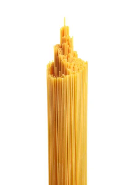 Ein Bund Spaghetti Nudeln. isoliert auf weißem Hintergrund — Stockfoto