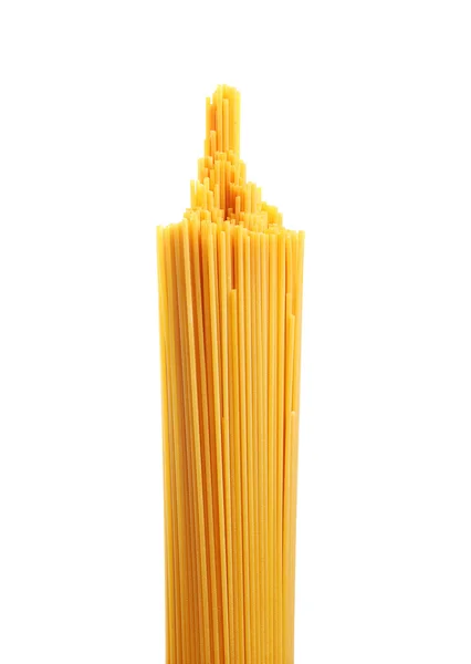 Bos van spaghetti pasta geïsoleerd op wit — Stockfoto