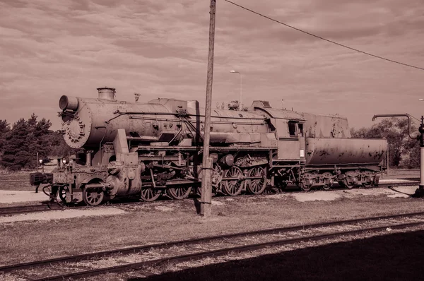 Старый поезд — стоковое фото