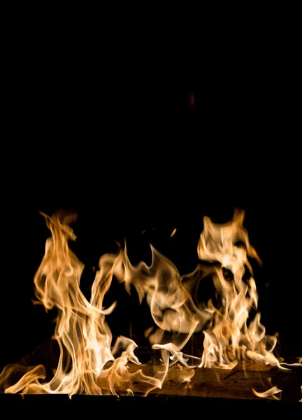 Fire flames bakgrund — Stockfoto