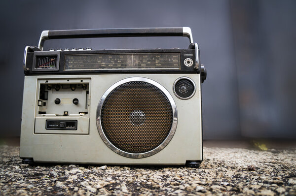 Old vintage radio
