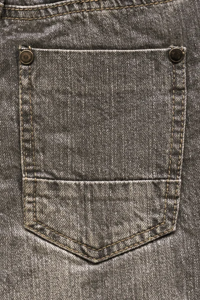 Pocket of blue jeans — Stock Photo, Image