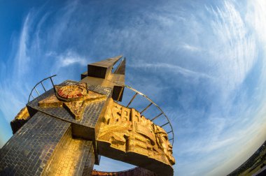 Zafer Tepesi anıtı kompleksi. Beyaz Rusya. Büyük Vatanseverlik Savaşı anıtı. 2. Dünya Savaşı anıtı.