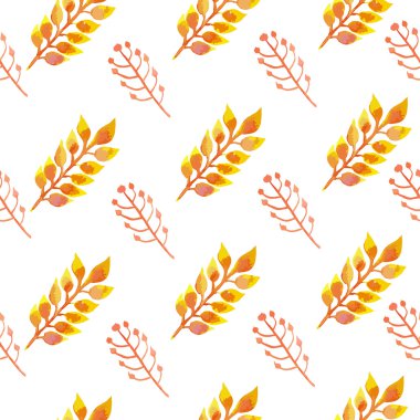 Suluboya el çekilmiş seamless modeli