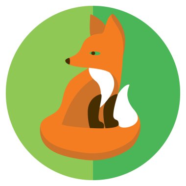 Düz simgesi fox
