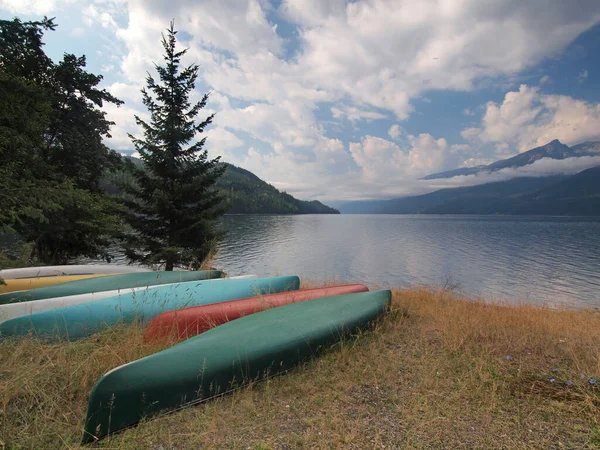 加拿大不列颠哥伦比亚省箭湖景观 — 图库照片
