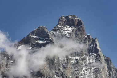 Cervino dağının zirvesine yaklaştık.