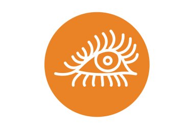 Göz simgesi vektör tasarımı 