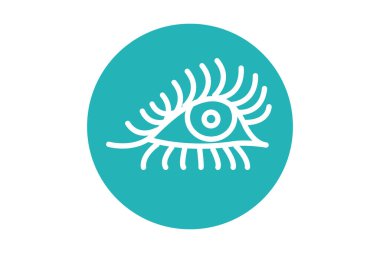 Göz simgesi vektör tasarımı 