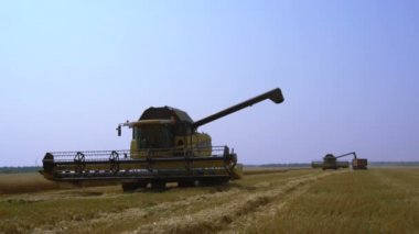 Birleştirme-biçerdöver buğday toplar